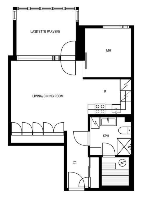 Apartment In Herttoniemenranta Helsinki Zewnętrze zdjęcie